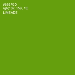 #669F0D - Limeade Color Image