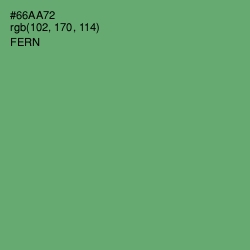 #66AA72 - Fern Color Image