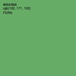 #66AB66 - Fern Color Image