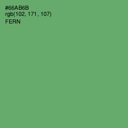 #66AB6B - Fern Color Image