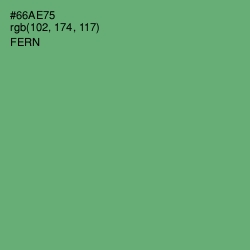 #66AE75 - Fern Color Image