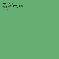 #66AF73 - Fern Color Image