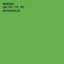 #66B050 - Asparagus Color Image