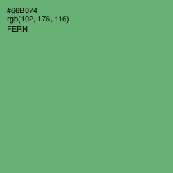#66B074 - Fern Color Image