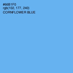 #66B1F0 - Cornflower Blue Color Image