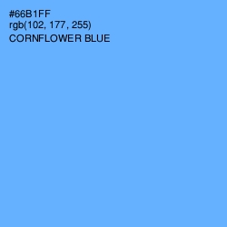 #66B1FF - Cornflower Blue Color Image