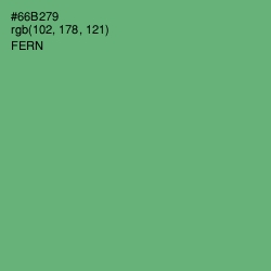 #66B279 - Fern Color Image