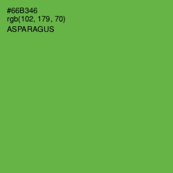 #66B346 - Asparagus Color Image