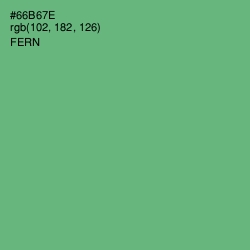 #66B67E - Fern Color Image