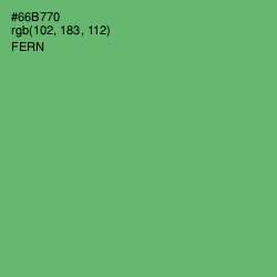 #66B770 - Fern Color Image