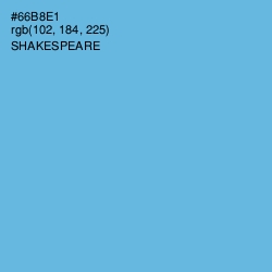 #66B8E1 - Shakespeare Color Image