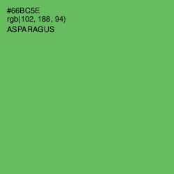 #66BC5E - Asparagus Color Image