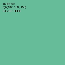 #66BC99 - Silver Tree Color Image