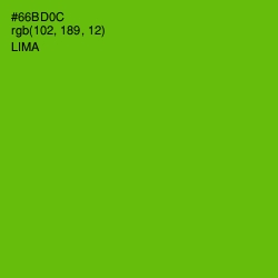 #66BD0C - Lima Color Image