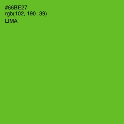 #66BE27 - Lima Color Image
