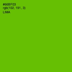 #66BF03 - Lima Color Image