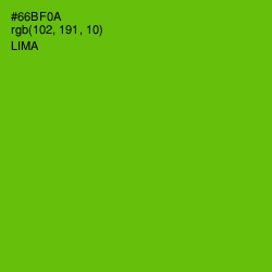 #66BF0A - Lima Color Image