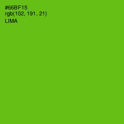 #66BF15 - Lima Color Image