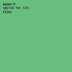 #66BF7F - Fern Color Image