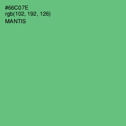 #66C07E - Mantis Color Image