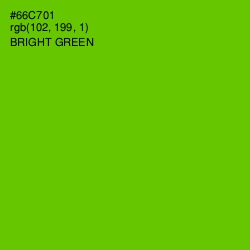 #66C701 - Bright Green Color Image