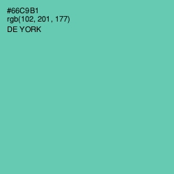 #66C9B1 - De York Color Image