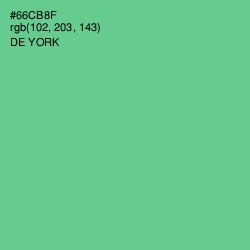 #66CB8F - De York Color Image