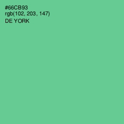 #66CB93 - De York Color Image