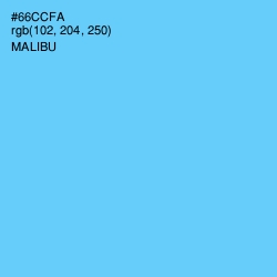 #66CCFA - Malibu Color Image