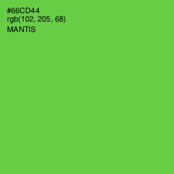 #66CD44 - Mantis Color Image