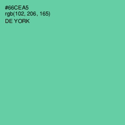 #66CEA5 - De York Color Image