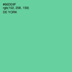 #66D09F - De York Color Image