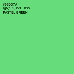 #66DD7A - Pastel Green Color Image