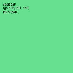 #66E08F - De York Color Image