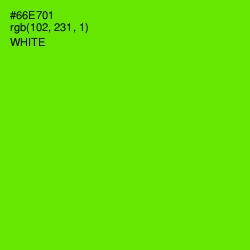 #66E701 - Bright Green Color Image