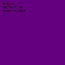 #67007E - Honey Flower Color Image