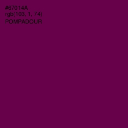 #67014A - Pompadour Color Image