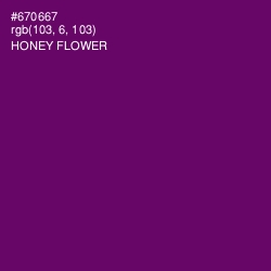 #670667 - Honey Flower Color Image