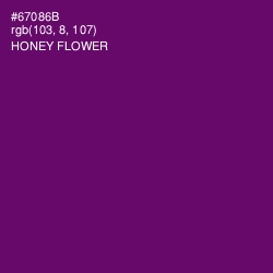 #67086B - Honey Flower Color Image