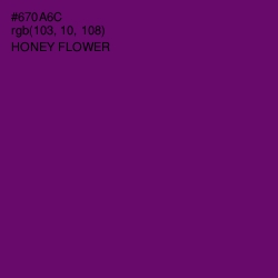 #670A6C - Honey Flower Color Image