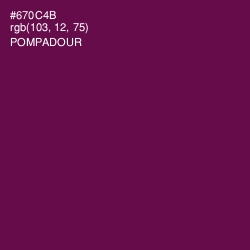 #670C4B - Pompadour Color Image