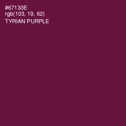 #67133E - Tyrian Purple Color Image