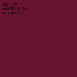 #67142E - Black Rose Color Image