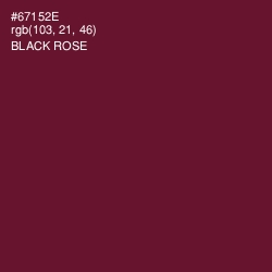 #67152E - Black Rose Color Image