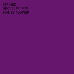 #67166D - Honey Flower Color Image