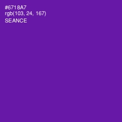 #6718A7 - Seance Color Image