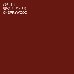 #671911 - Cherrywood Color Image