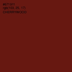 #671911 - Cherrywood Color Image