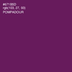 #671B5D - Pompadour Color Image