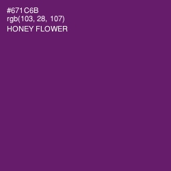 #671C6B - Honey Flower Color Image